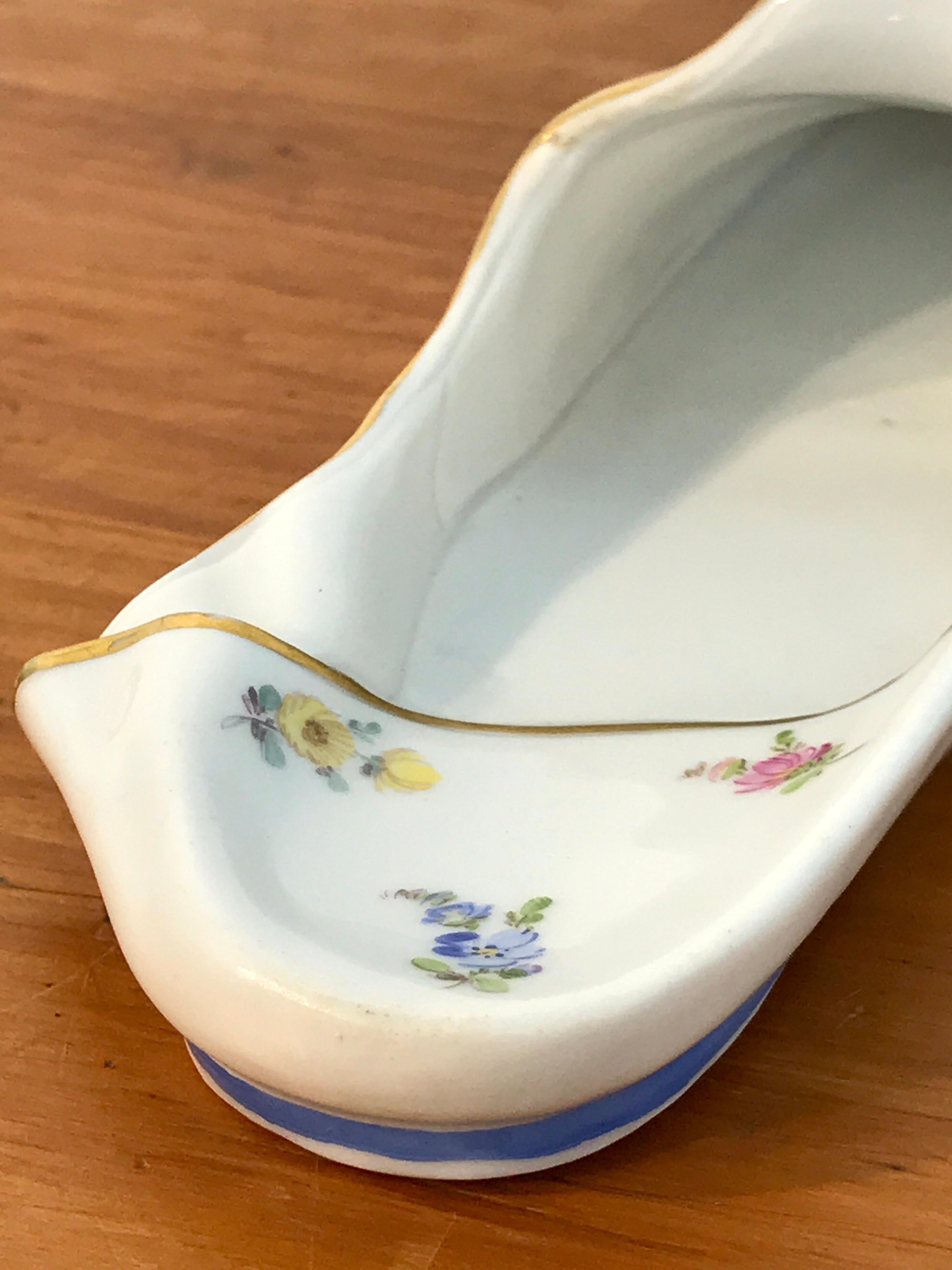 19th Century Meissen Model of a Slipper In Good Condition For Sale In West Palm Beach, FL