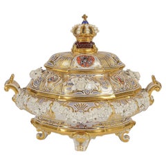 19th Century Meissen Tureen with Family Crest
