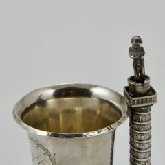 19th Century Memorial Napoleon Eggcup Made in Paris, circa 1871