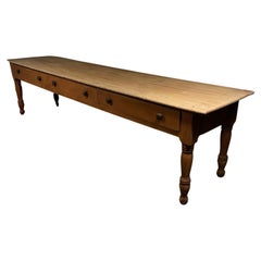 19th century Mercantil general store work table