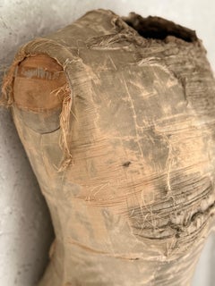 19th Century Merchant's Silk Torso, Wall Sculpture