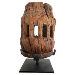 19th Century Mesquite Wheel Hub from Mexico
