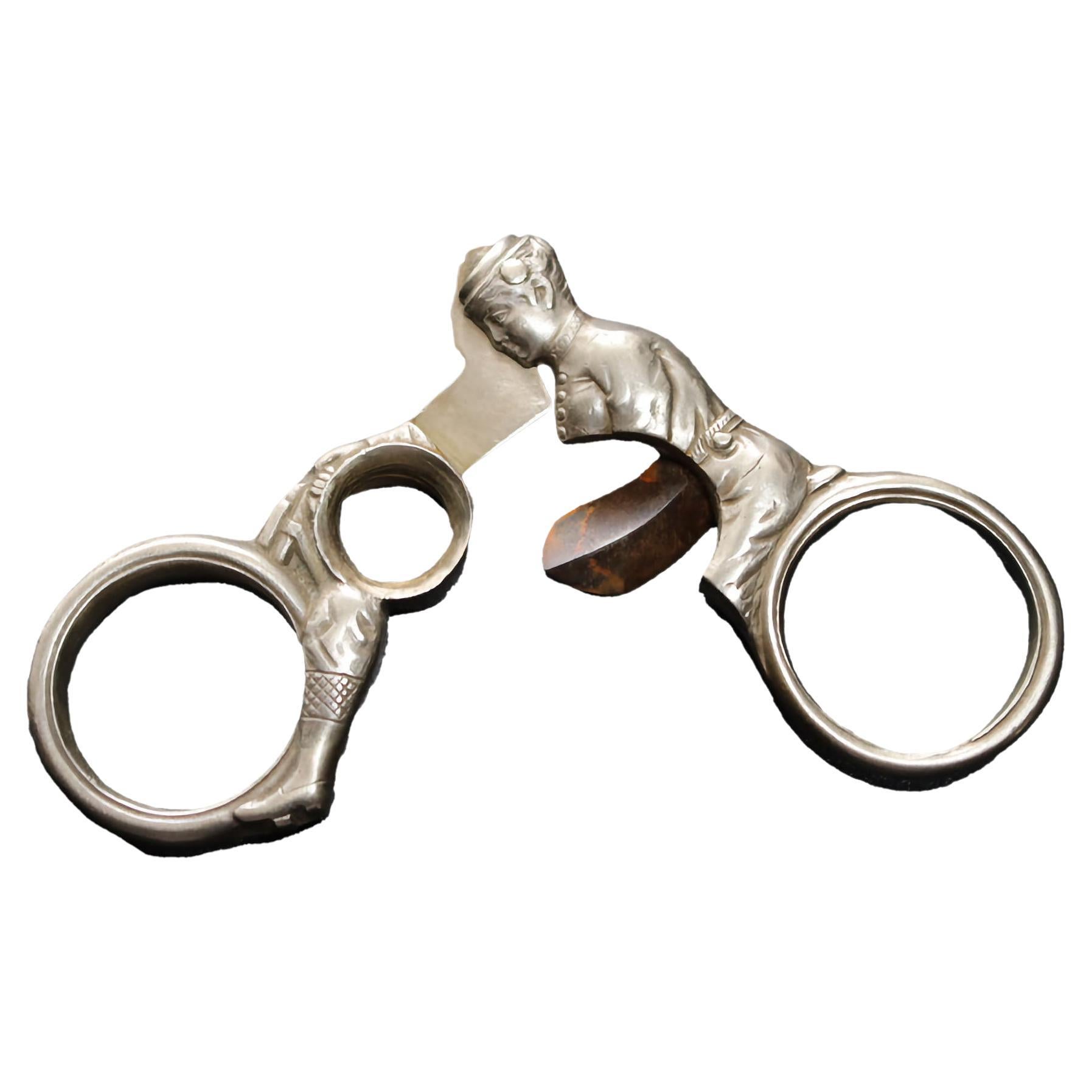 19th Century Metal Cigar Cutter For Sale