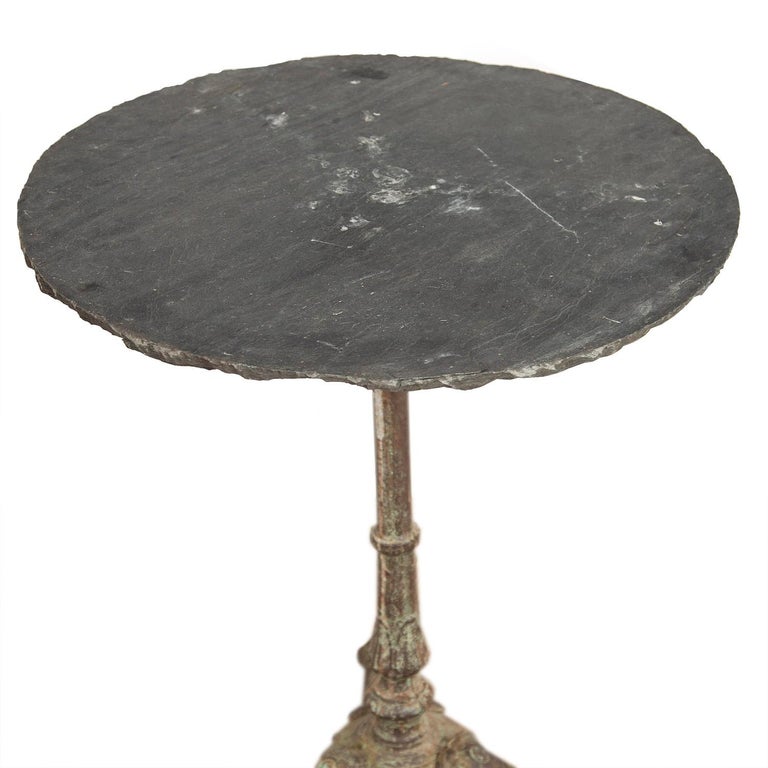Slate 19th Century Metal Table For Sale