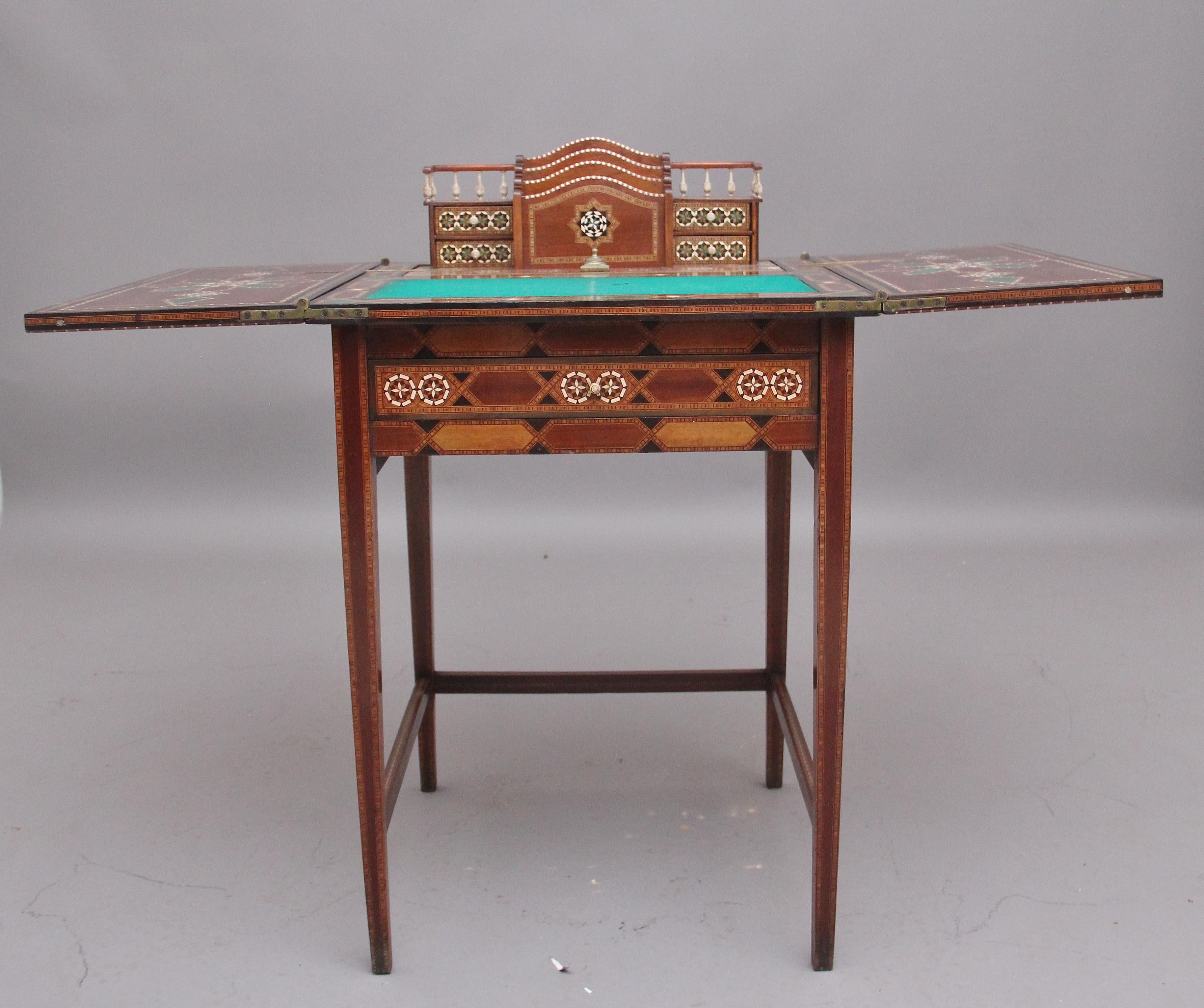 19th Century Metamorphic Syrian Writing Table For Sale 4