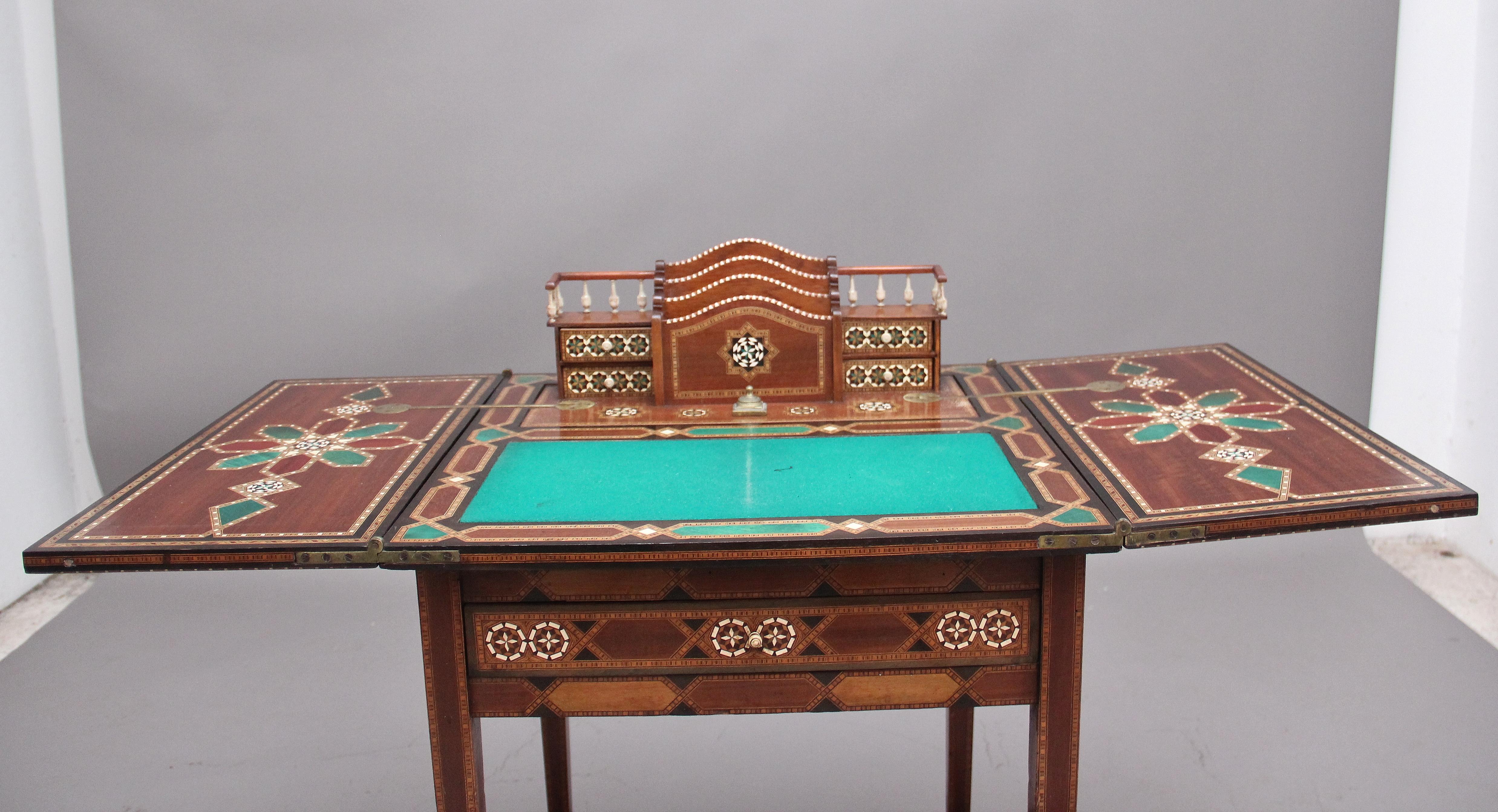 19th Century Metamorphic Syrian Writing Table For Sale 5