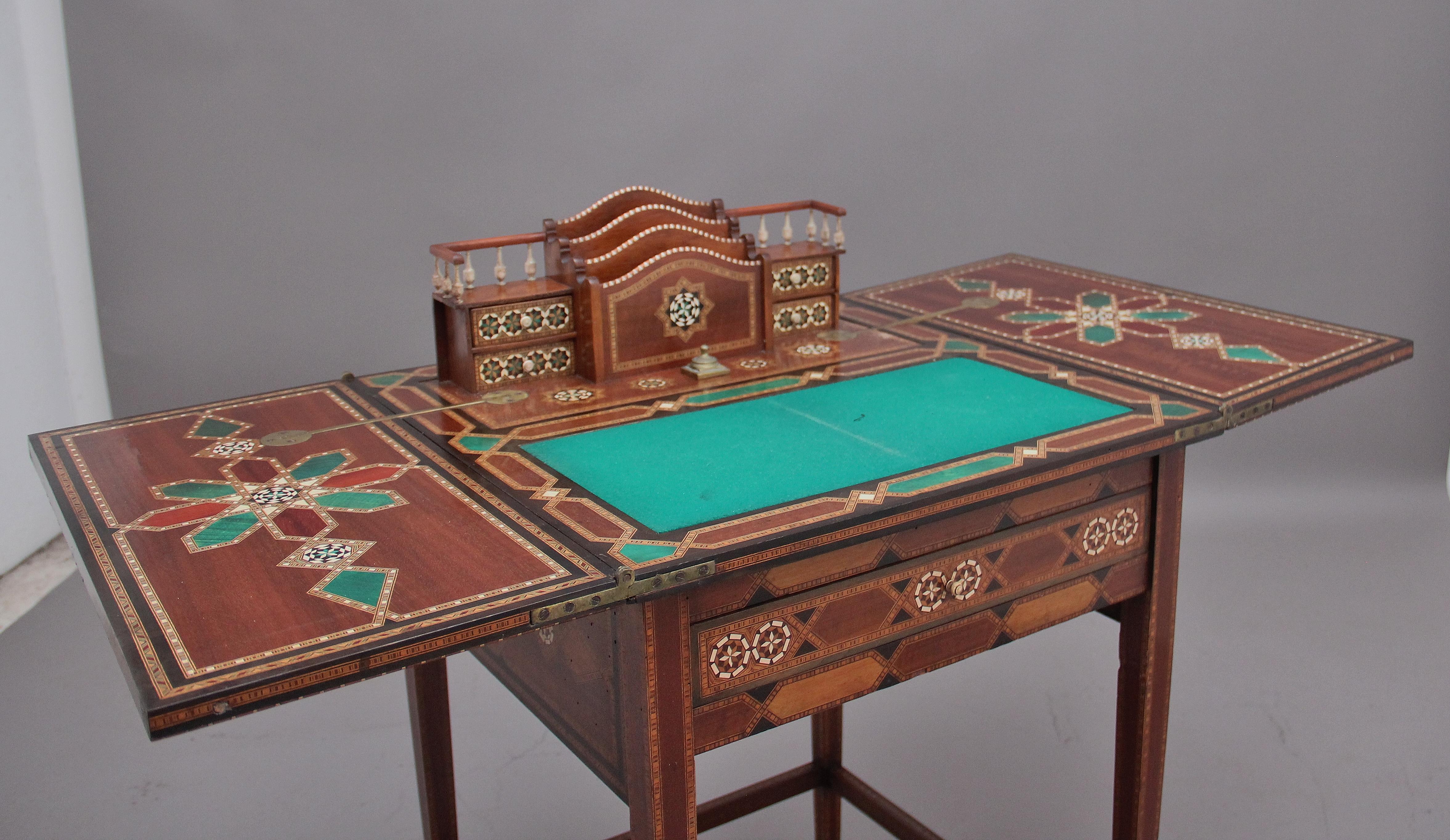 19th Century Metamorphic Syrian Writing Table For Sale 6