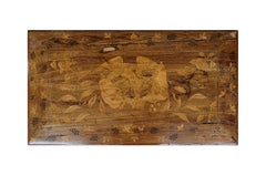 19th Century Mexican Inlaid Wood Marquetry Trunk from Jalisco