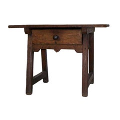 19th Century Mexican Mesquite Wood Side Table
