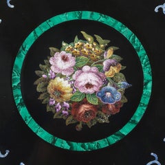 19th Century Micromosaic Table Top with Views of Rome from the Grand Tour