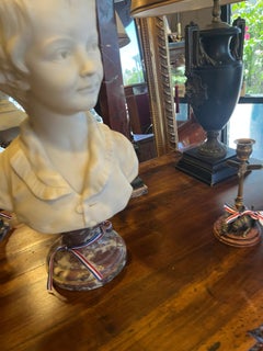19th Century (Mid) French Marbel Bust of a Boy
