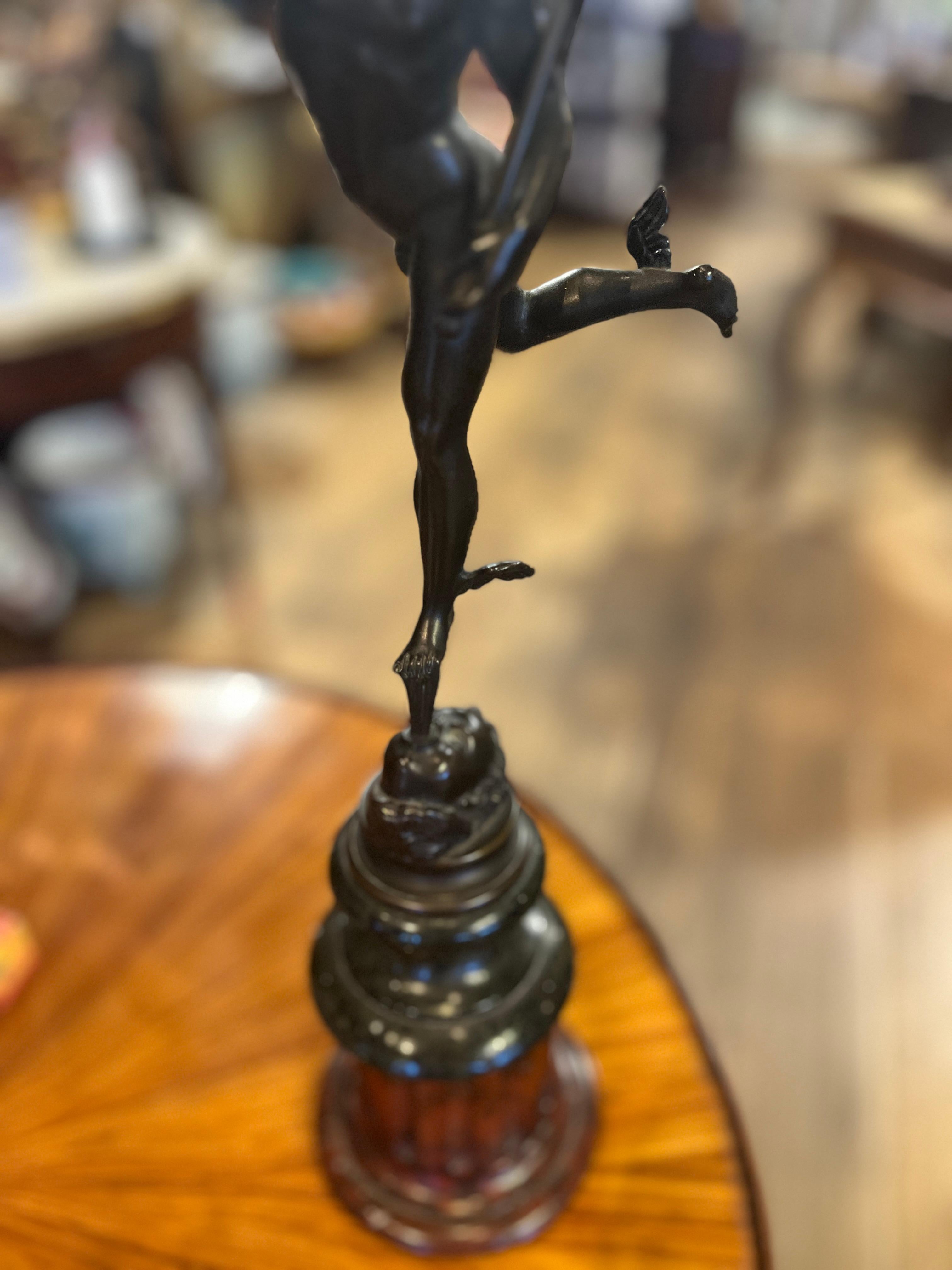 Européen 19ème siècle (milieu) Grand Tour Italien Sculpture en bronze Mercure Hermès en vente