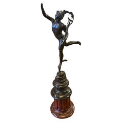 19th Century (Mid) Italian Grand Tour Bronze Sculpture Mercury Hermes 19th Century (Mid) Italian Grand Tour Bronze Sculpture Mercury Hermes