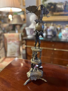 19th Century (mid) Italian Grand Tour Sculpture Atlas Holding The Earth