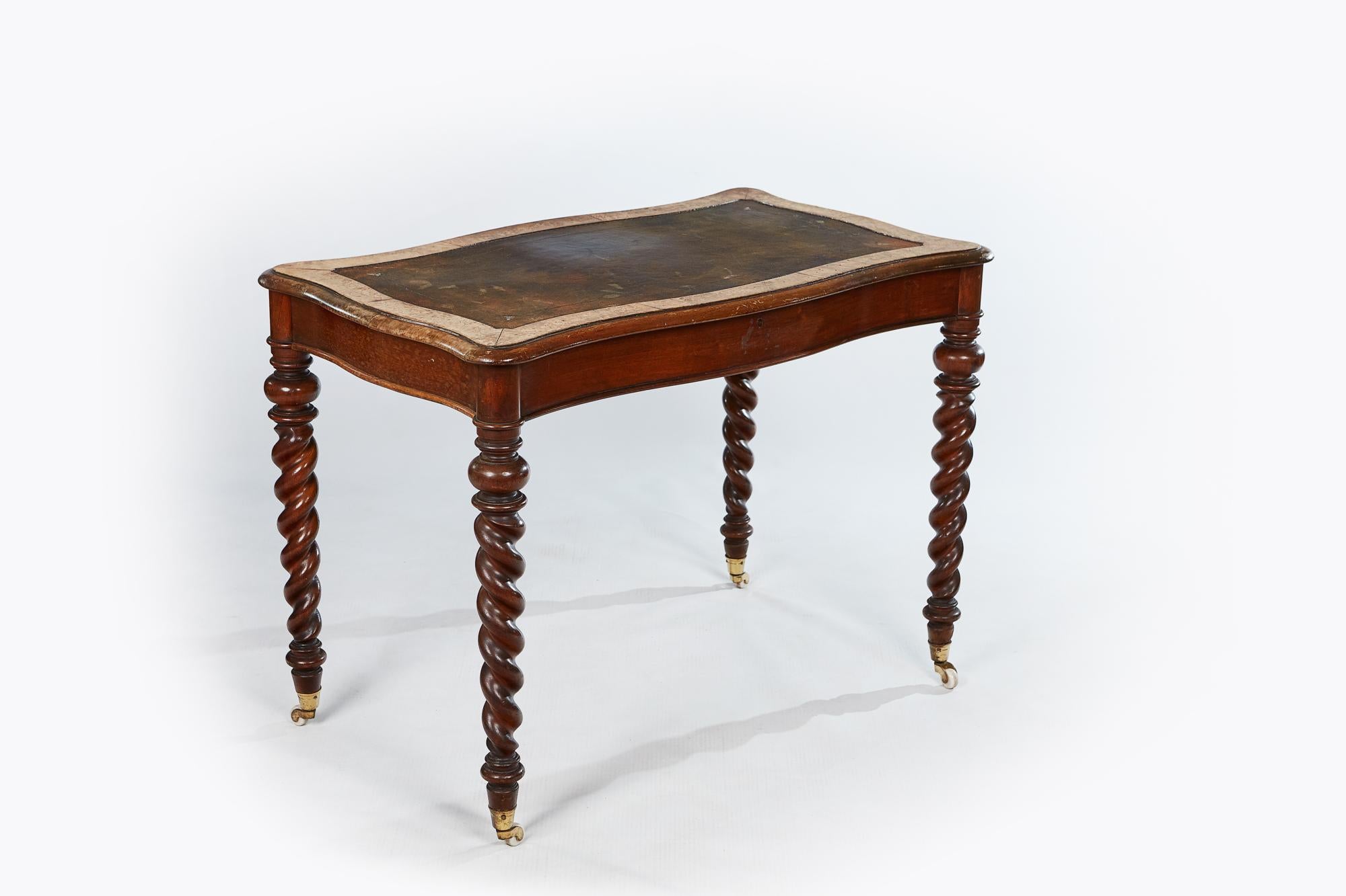 Irish 19th Century Miles and Edwards Writing Table For Sale