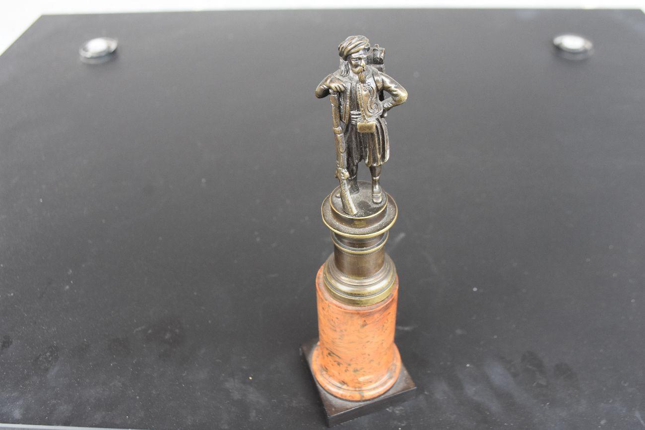 19th Century Military Bronze to Spahi Soldier In Fair Condition In Marseille, FR