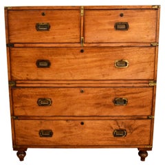 19th Century Military Campaign Chest of Drawers