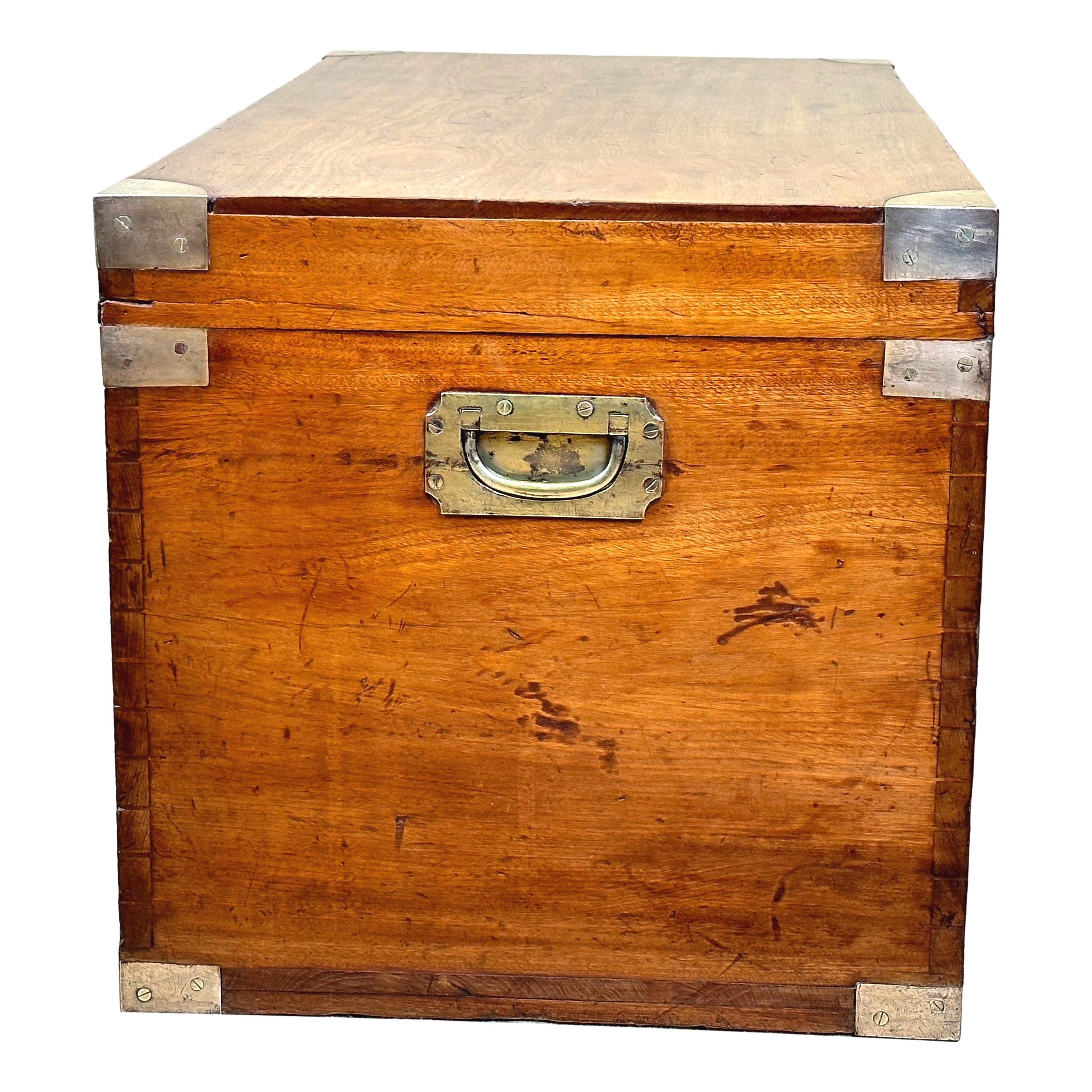 19th Century Military Campaign Trunk 3