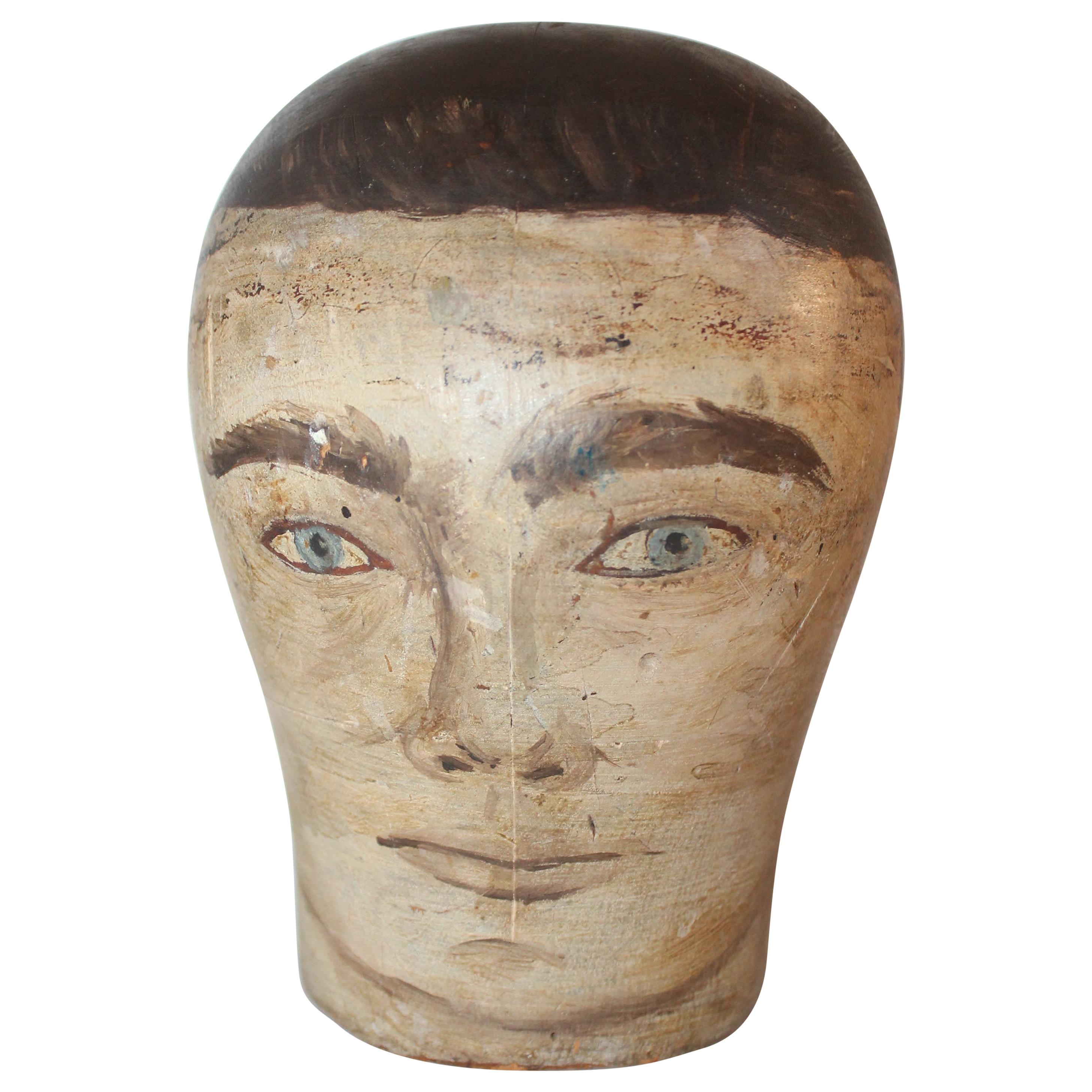 19. Jahrhundert Milliners Painted Head
