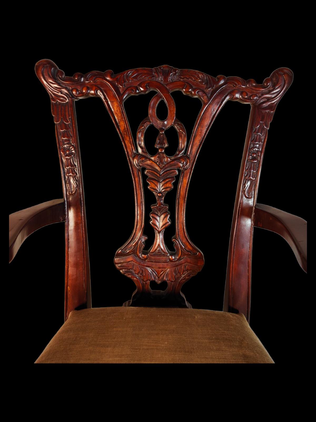 Hand-Crafted 19th Century Miniature Chairs For Sale