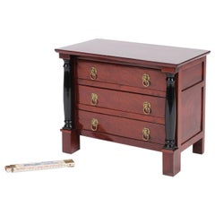 19th Century Miniature Commode, Model Chest of Drawers, French Empire, 1820