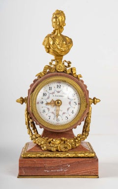 19th Century Miniature Desk Clock