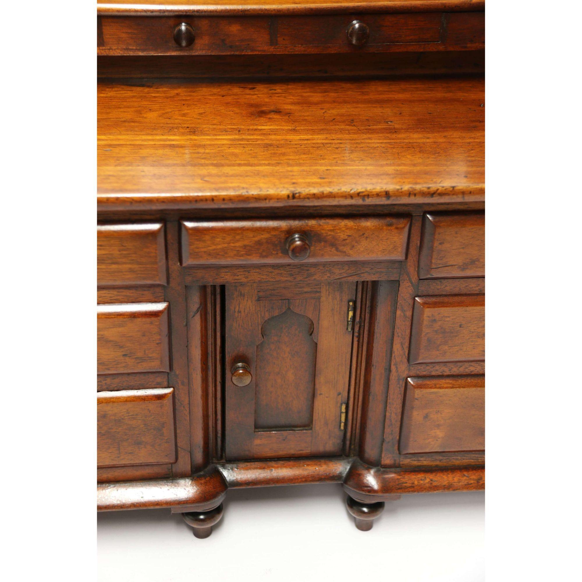 19th century miniature mahogany dresser base, circa 1850 For Sale 11
