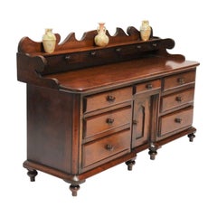 Base de commode miniature en acajou du 19ème siècle, vers 1850