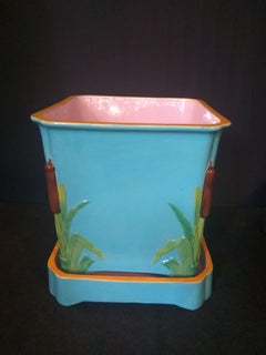 19th Century Minton Bullrush Planter
