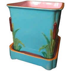 19th Century Minton Bullrush Planter