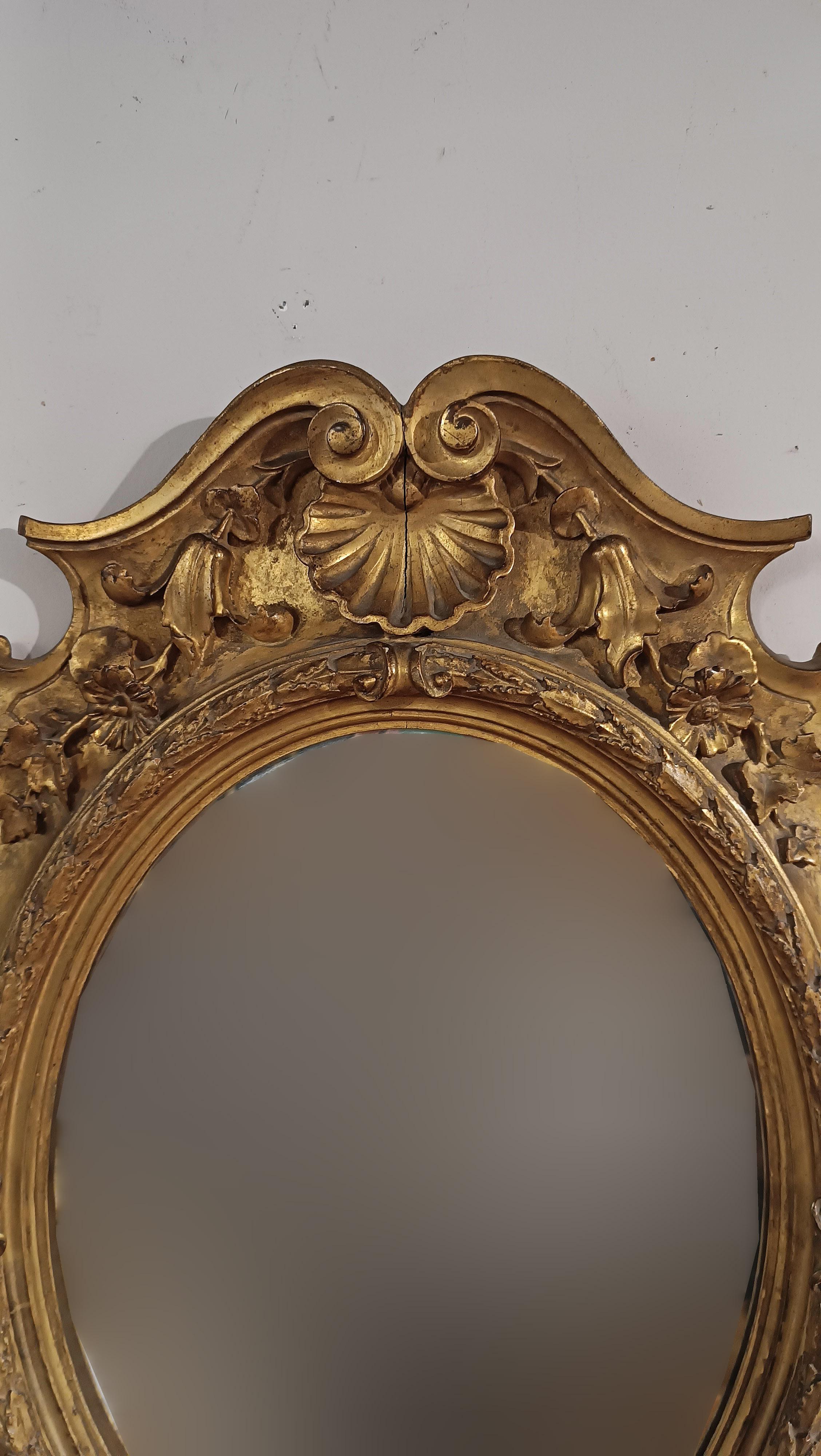 Hand-Carved 19th CENTURY MIRRORS FLORENCE CAPITAL  For Sale