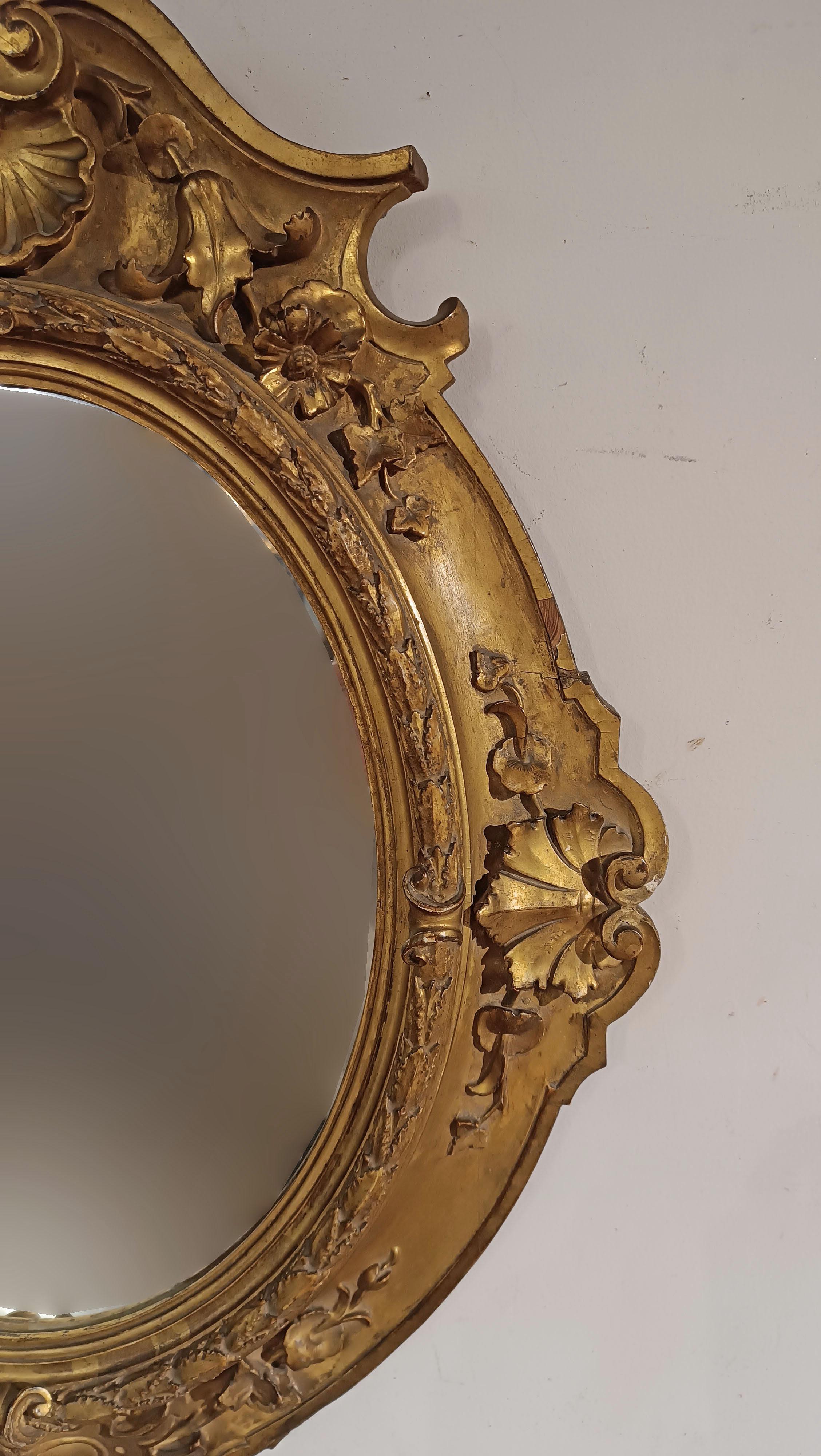 19th CENTURY MIRRORS FLORENCE CAPITAL  In Good Condition For Sale In Firenze, FI