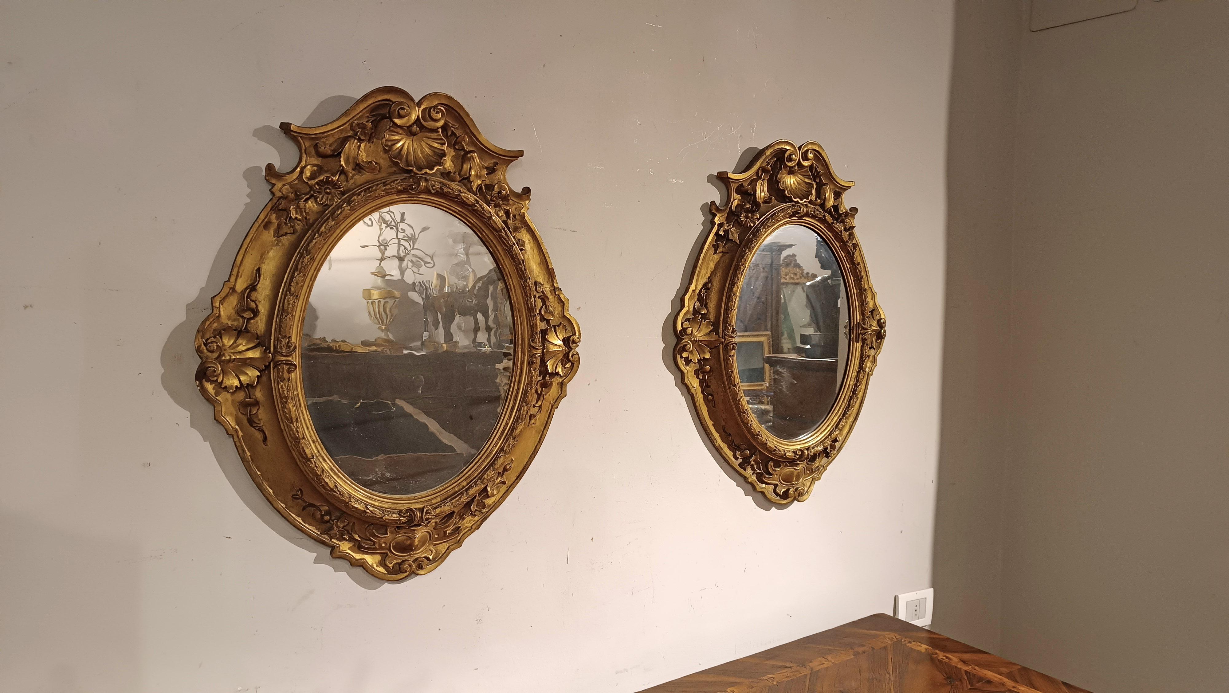 mIROIRS DU 19e SIÈCLE FLORENCE CAPITALE  en vente 2