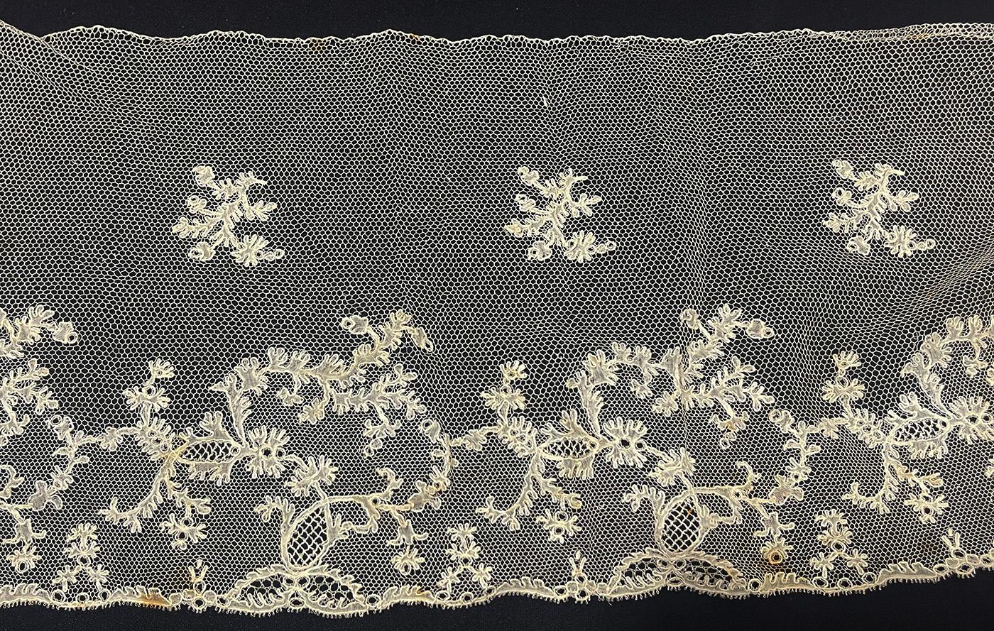 19th Century mixed Belgian lace borders  For Sale 1
