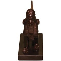 19th Century Model of the Assyrian Sphinx Lamasu