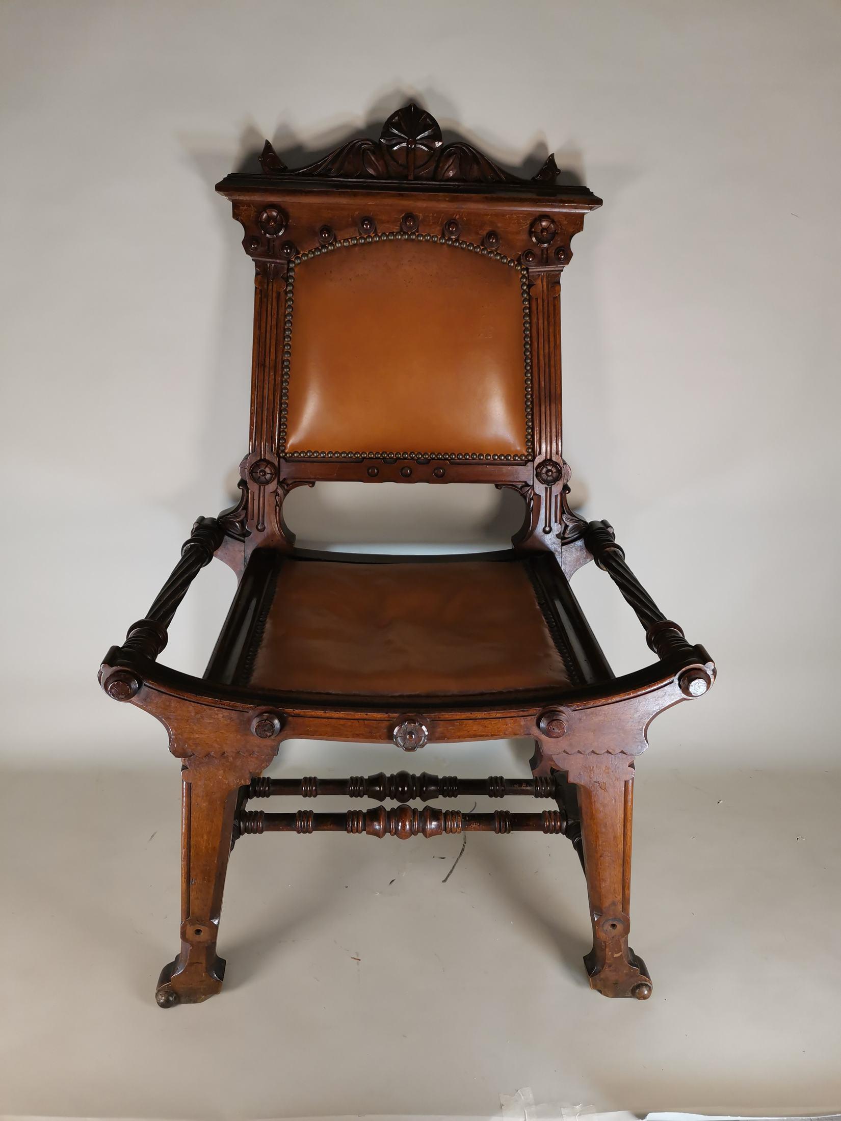 French 19th Century Modernist Chair For Sale