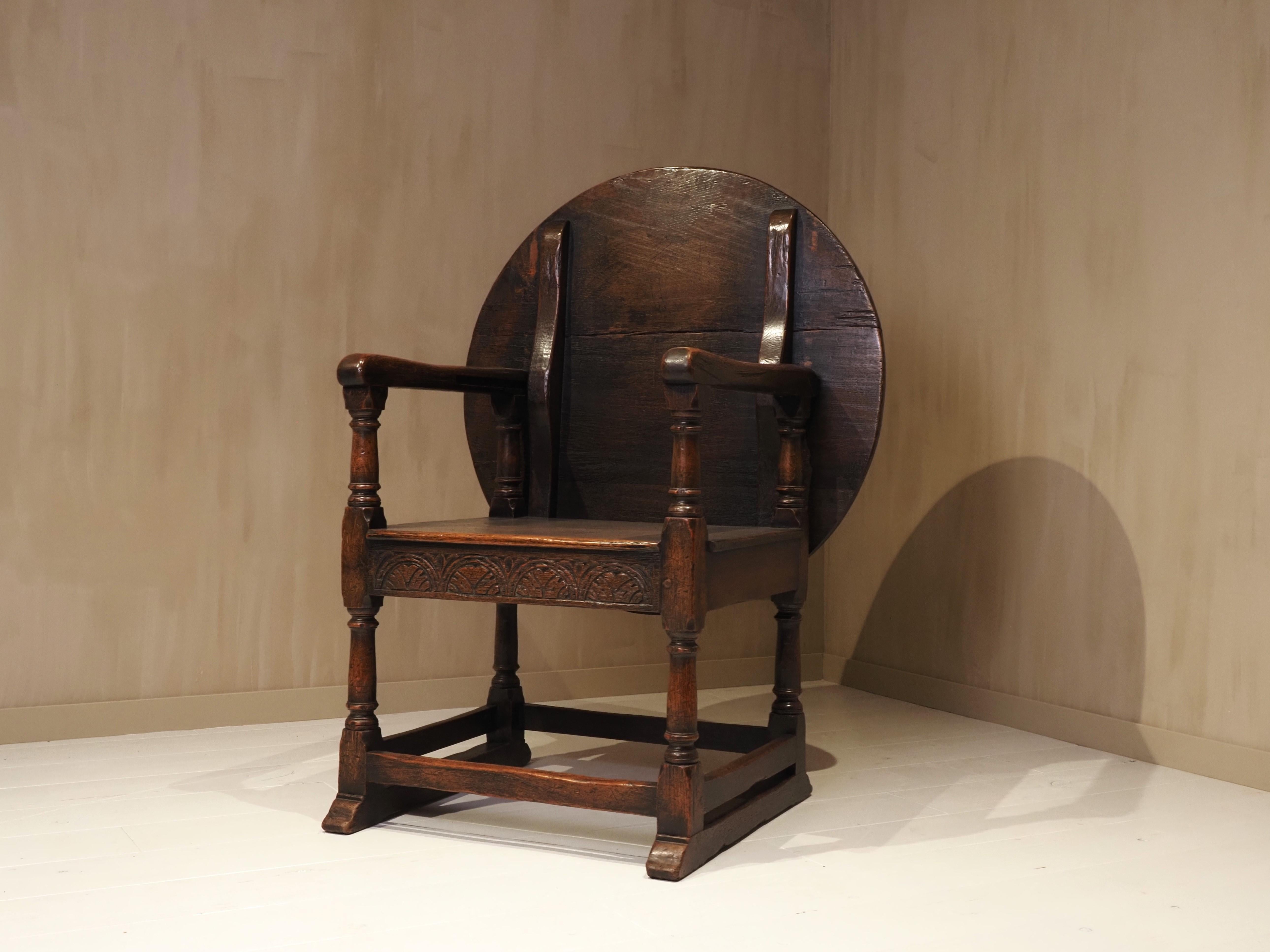English 19th century monk seat/table For Sale