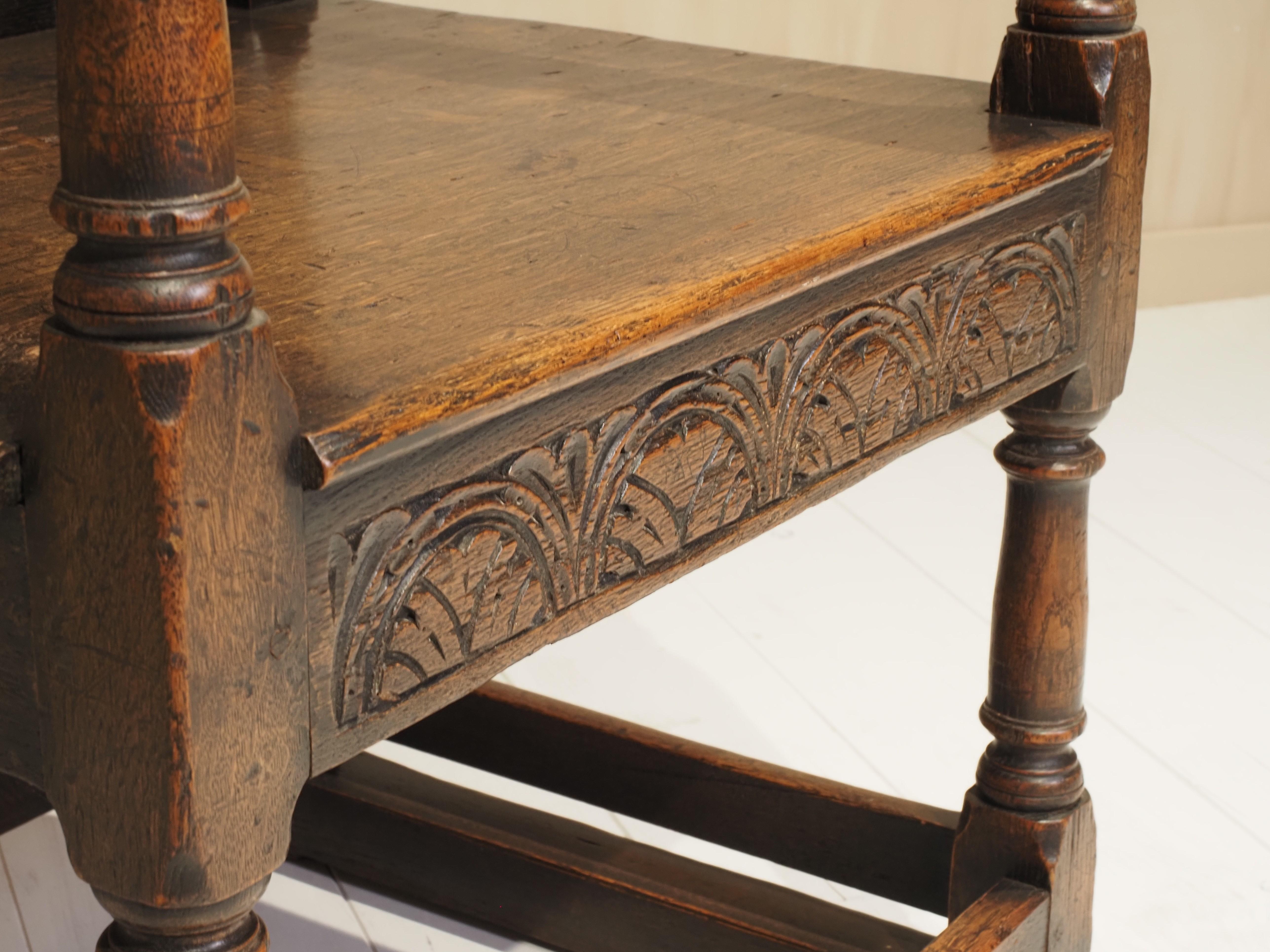 19th century monk seat/table For Sale 1