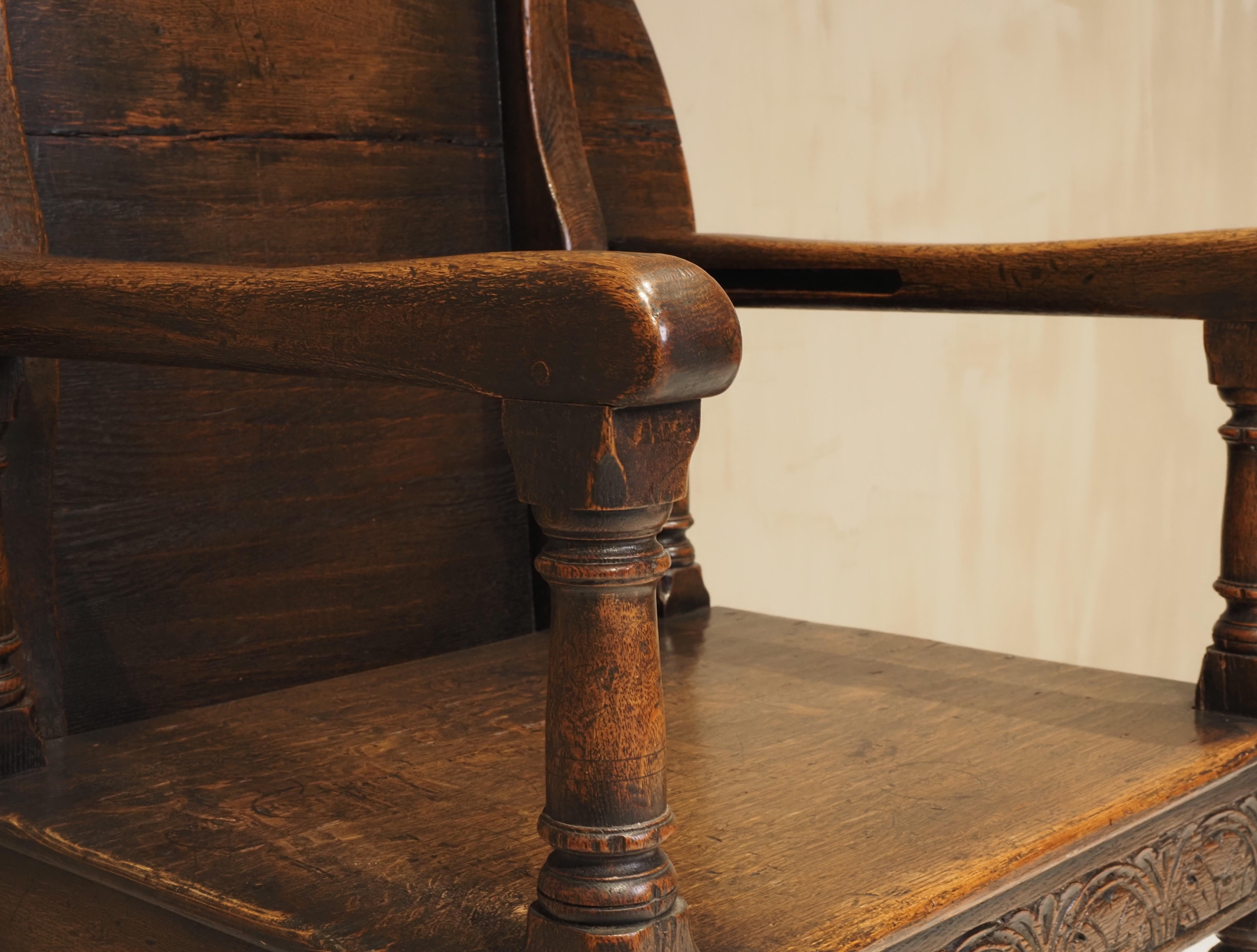 19th century monk seat/table For Sale 2