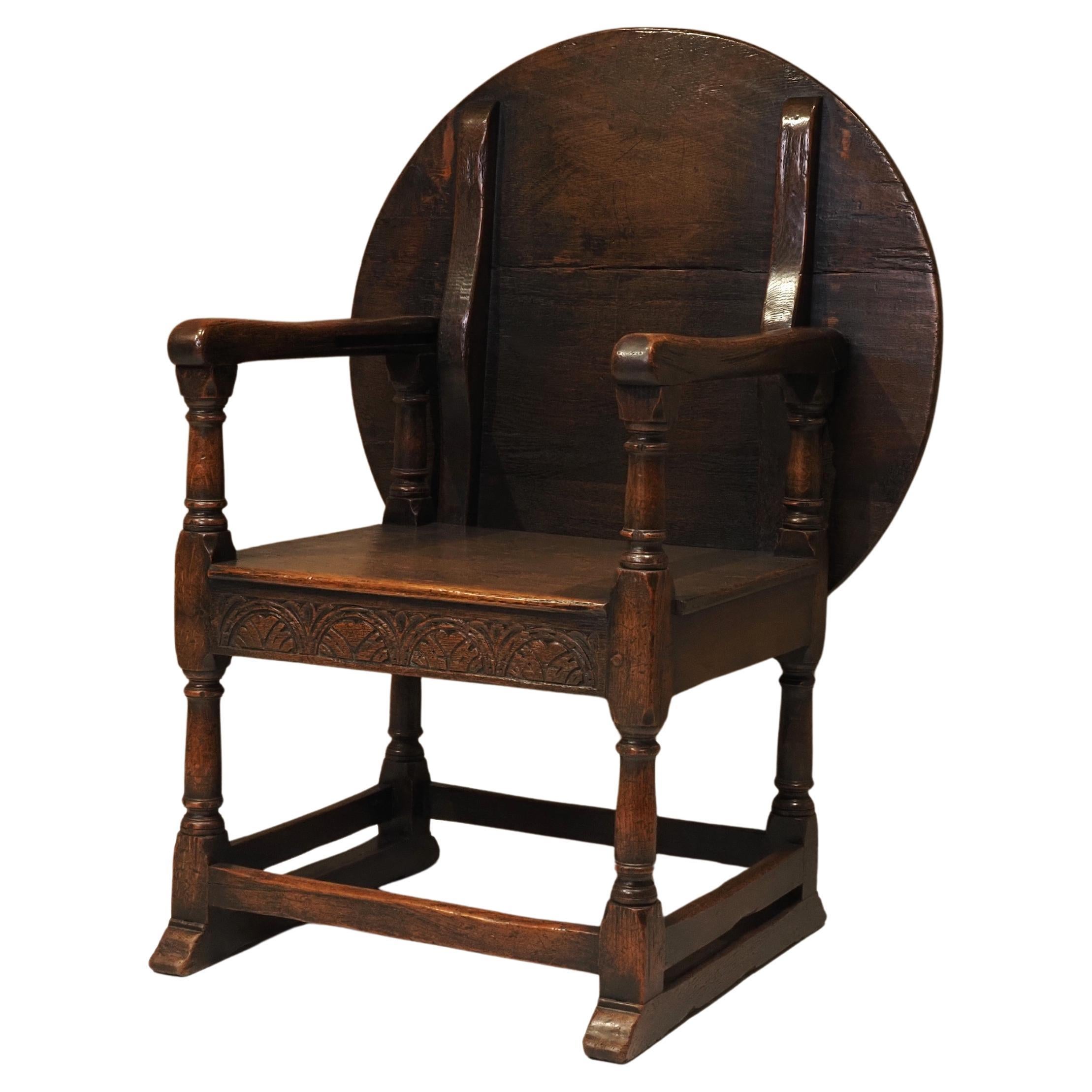 Siège/table de moine du 19e siècle