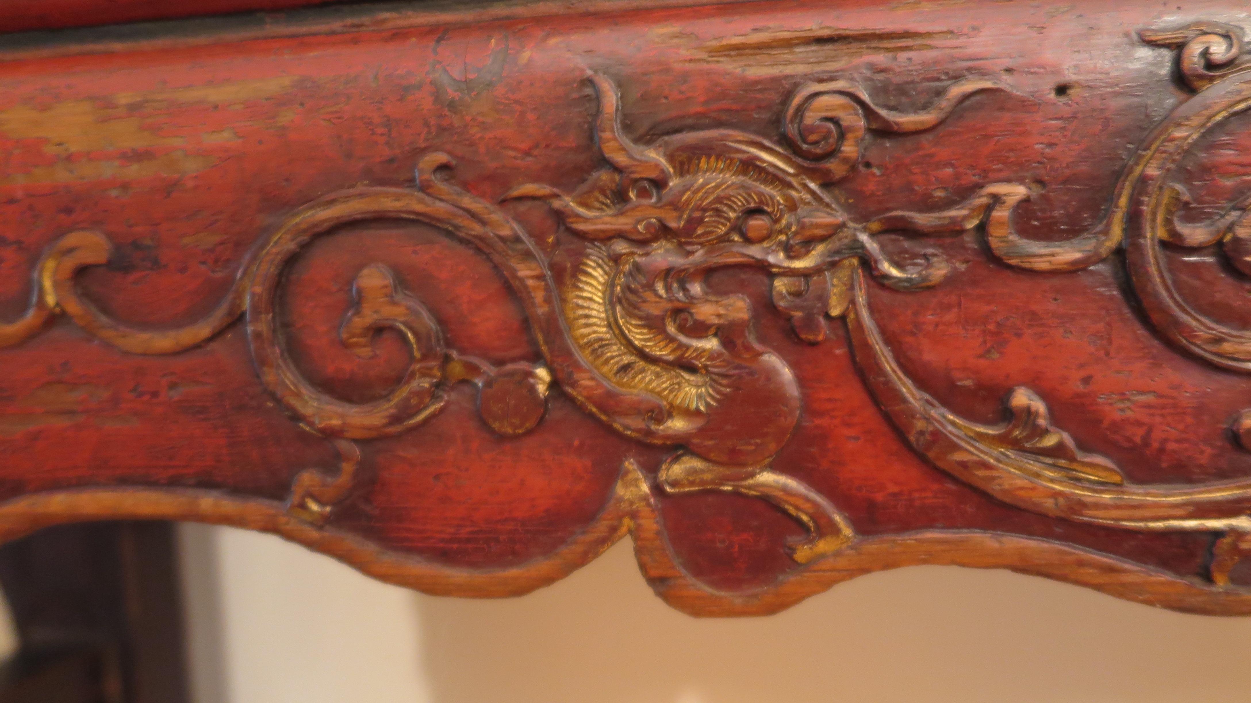 19th Century Monumental Chinese Altar Table In Good Condition For Sale In New York, NY
