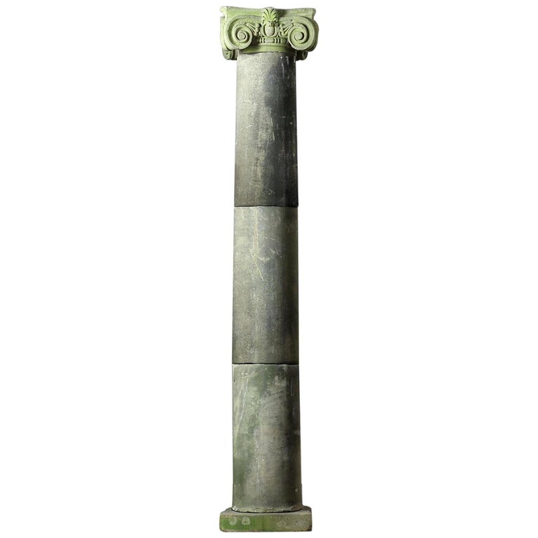 19th Century Monumental Classical Stone Pillars For Sale at 1stDibs