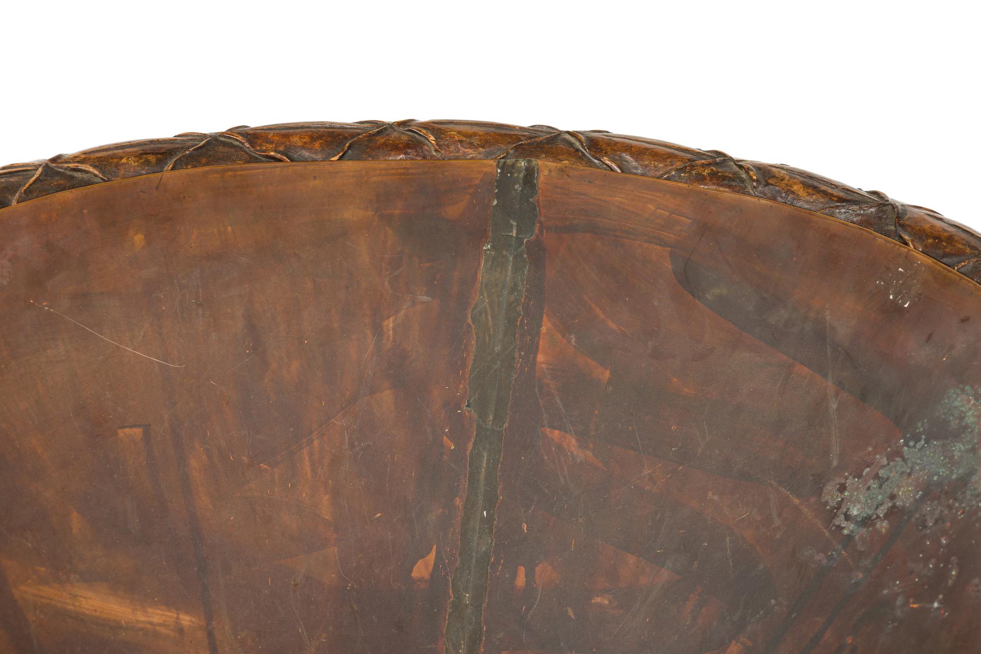 19th Century Monumental Continental Carved Wood Jardinière Garden Planter For Sale 5