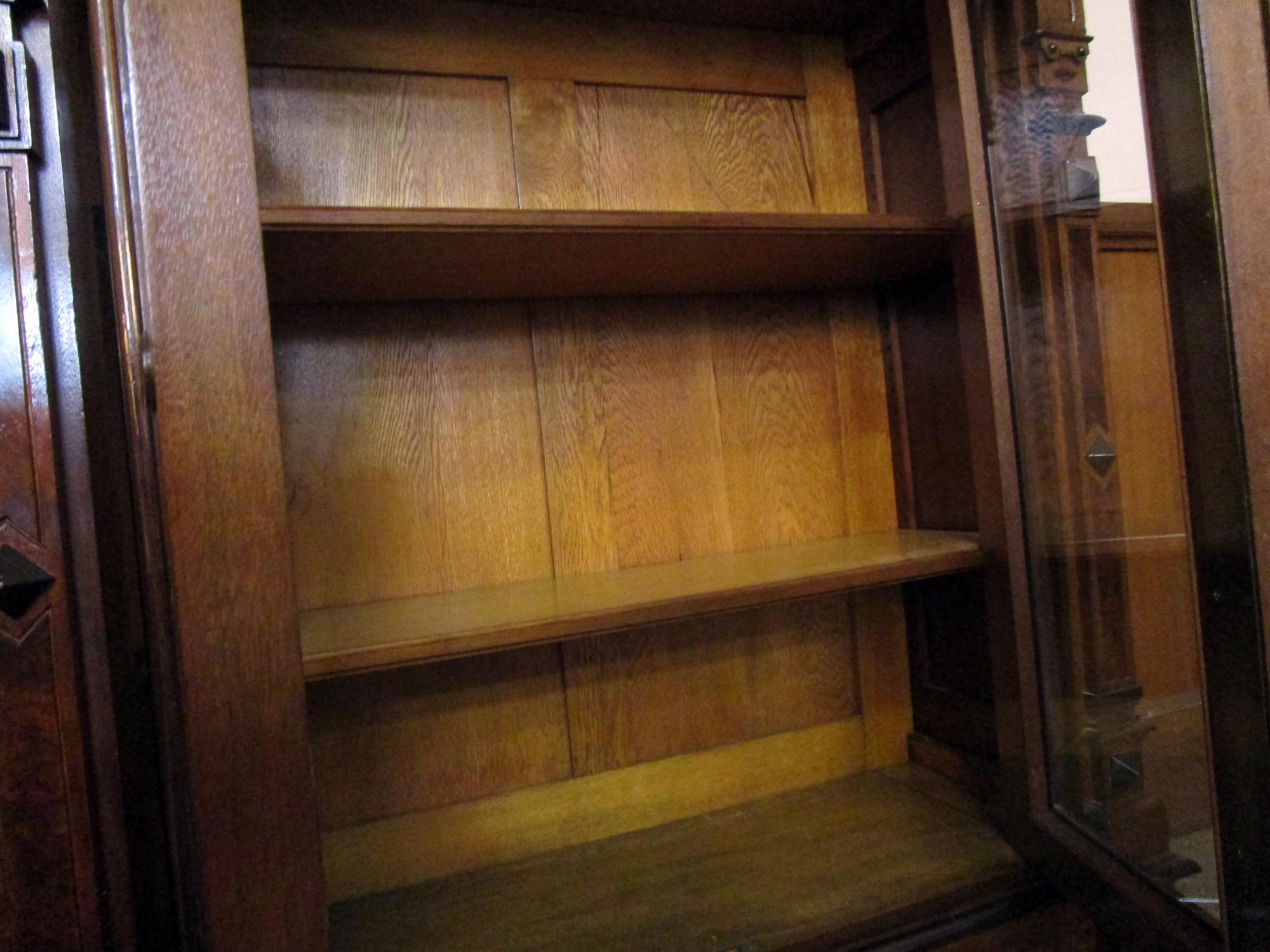 19th century Monumental Herter Brothers Bookcase Pair 2