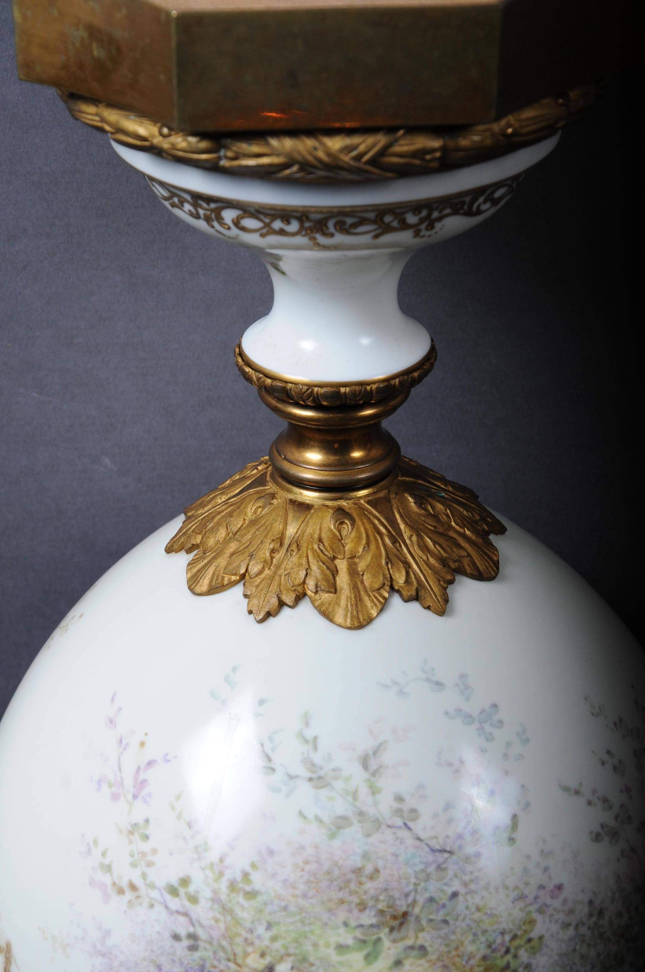 19th Century Monumental Sèvres Pomp Vase with Bronze Mounting 6