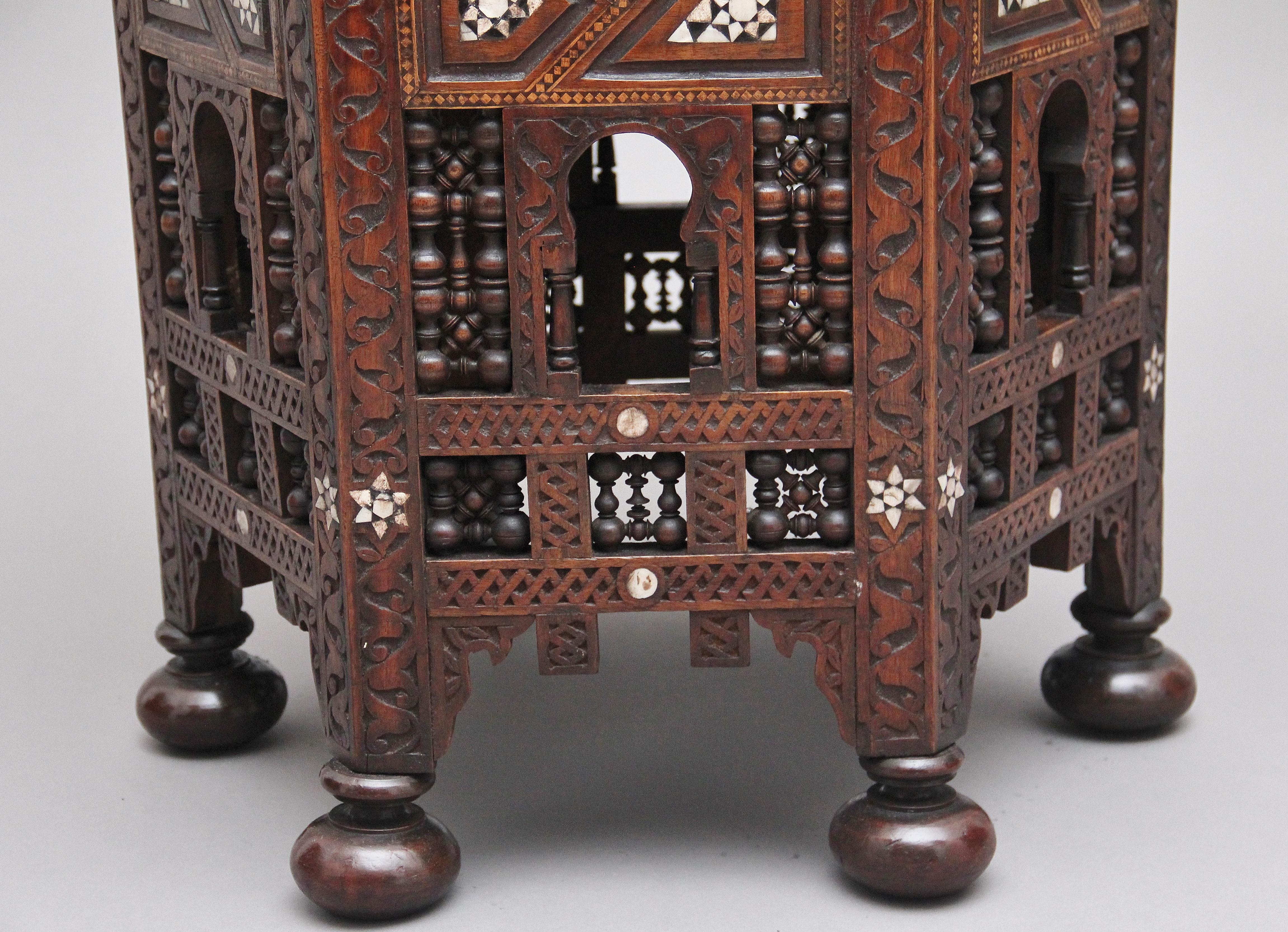 19th Century Moorish Occasional Table 2