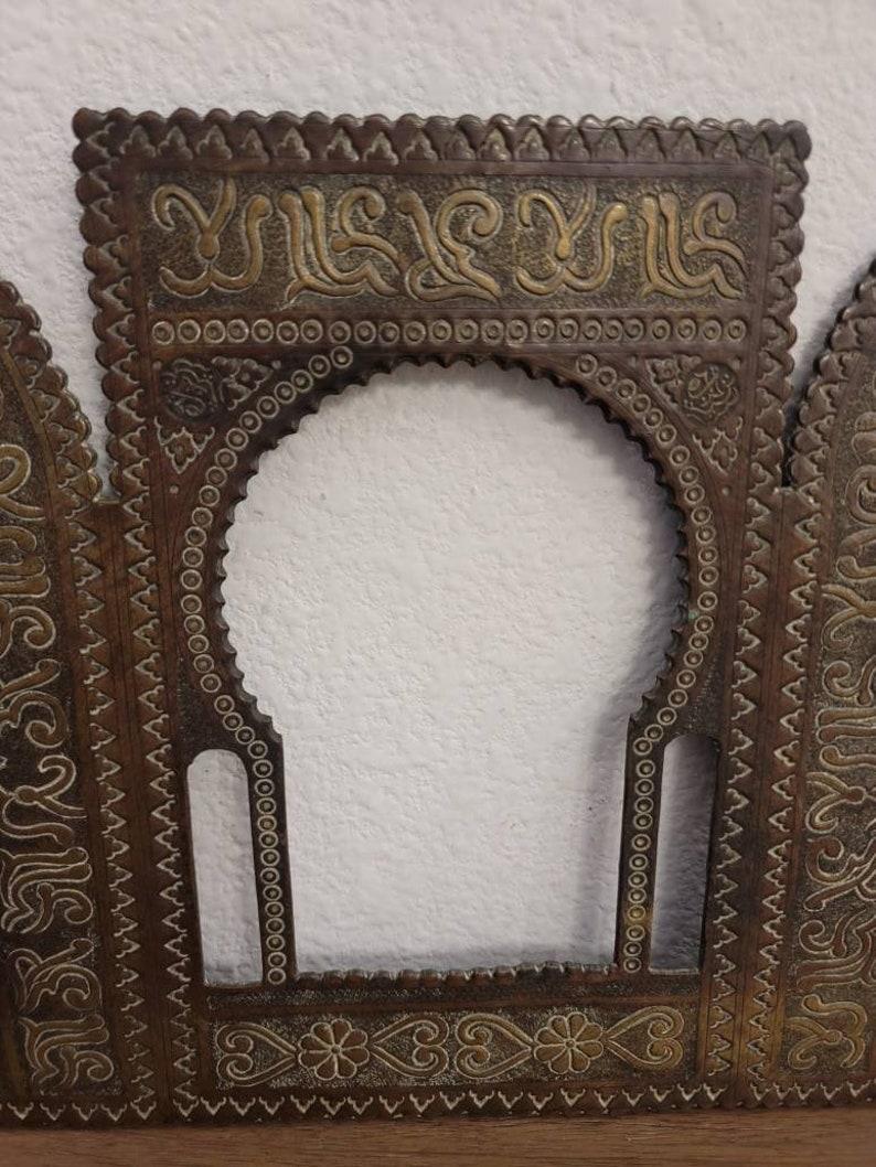 19th Century Moorish Revival Bronze Architectural Model Panel In Good Condition For Sale In Forney, TX