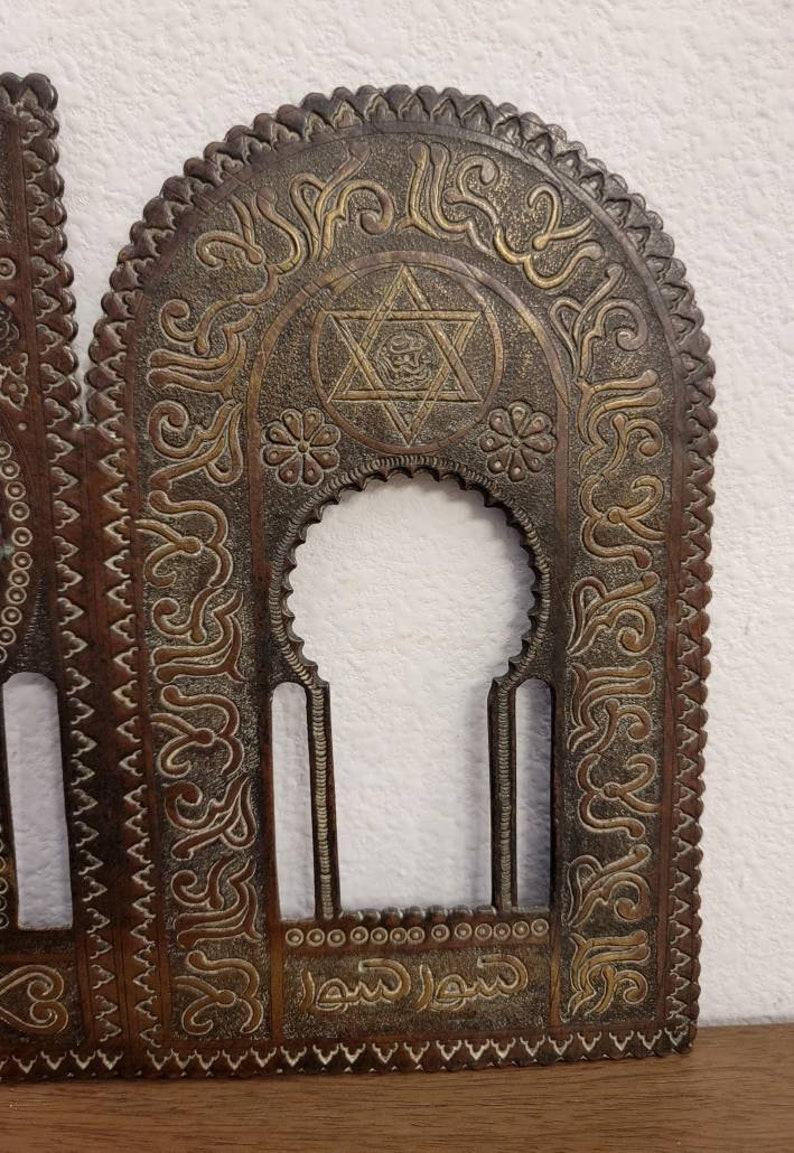 19th Century Moorish Revival Bronze Architectural Model Panel For Sale 1