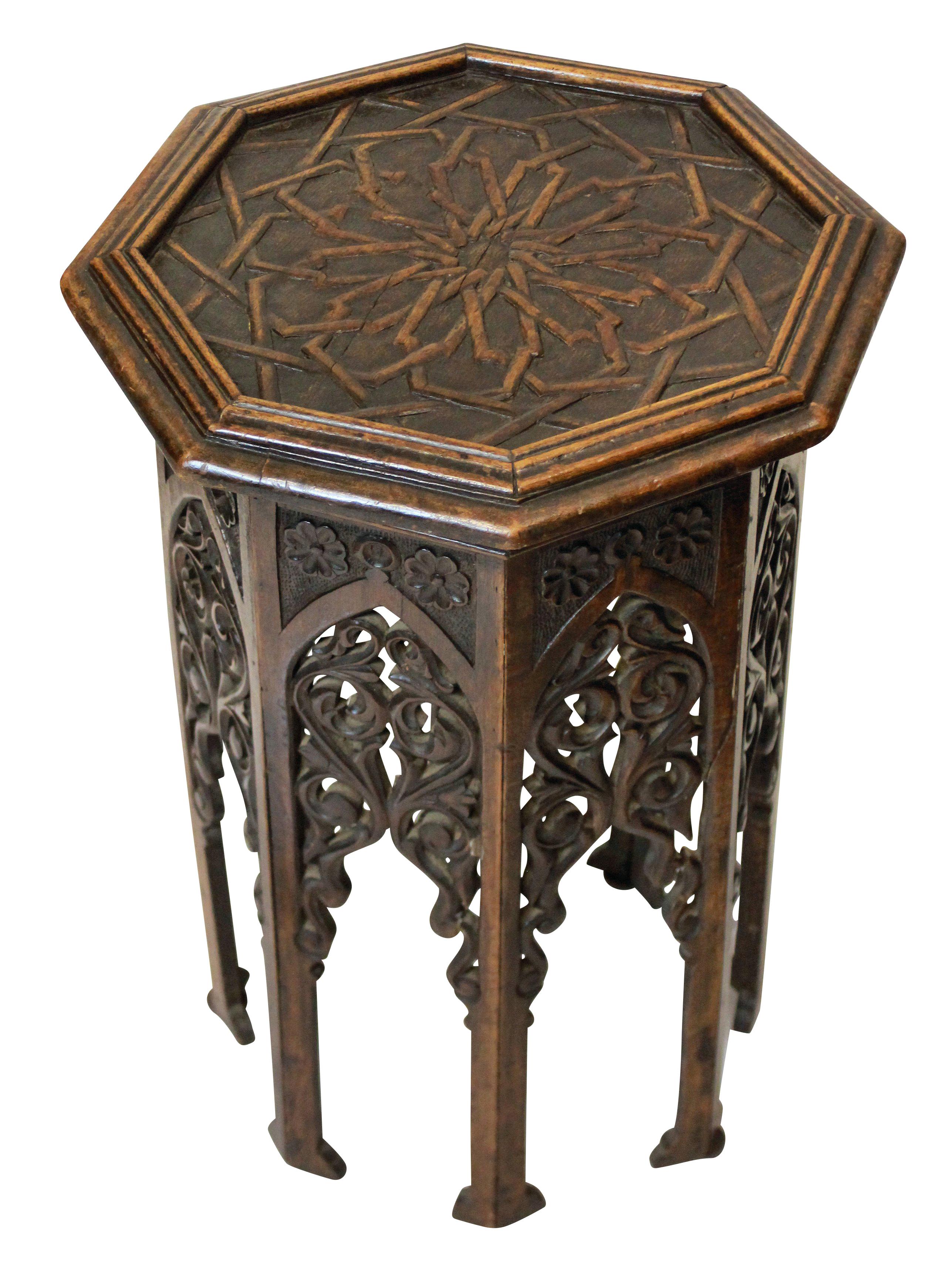Late 19th Century 19th Century Moorish Side Table
