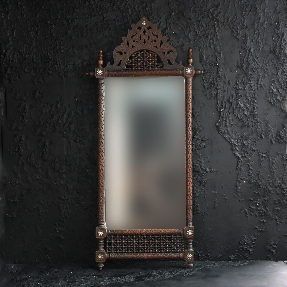 Hand-Crafted 19th Century Moorish Syrian Mirror